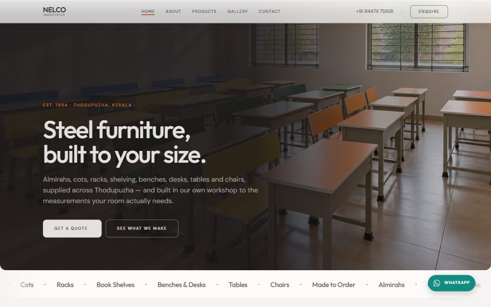 The Nelco Industries website